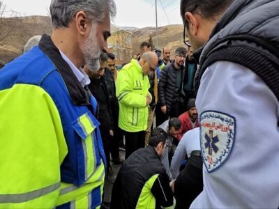 برخورد خودروی پژو با دیوار و مصدومیت ۳ نفر در ارومیه