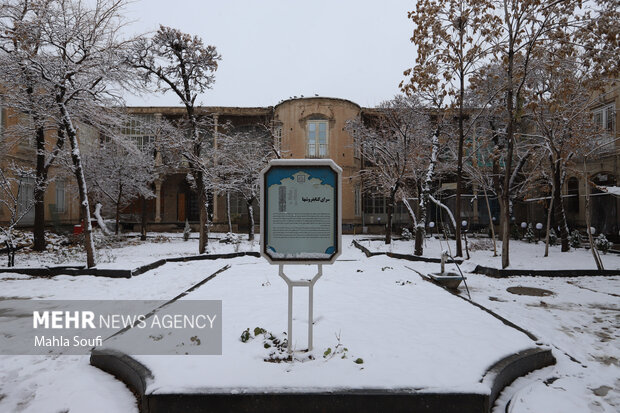 برف پاییزی در  اراک