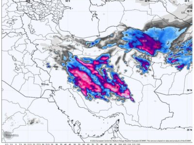 بارش‌ها در اکثر نقاط کشور تشدید می‌شود؛ هشدار کولاک برف و یخبندان