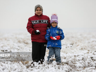 حال و هوای برفی امروز مشهد