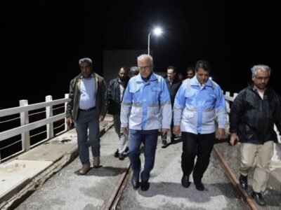 استاندار هرمزگان از سد استقلال میناب بازدید کرد