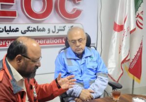 بازدید استاندار هرمزگان از مرکز EOC جمعیت هلال‌احمر استان هرمزگان