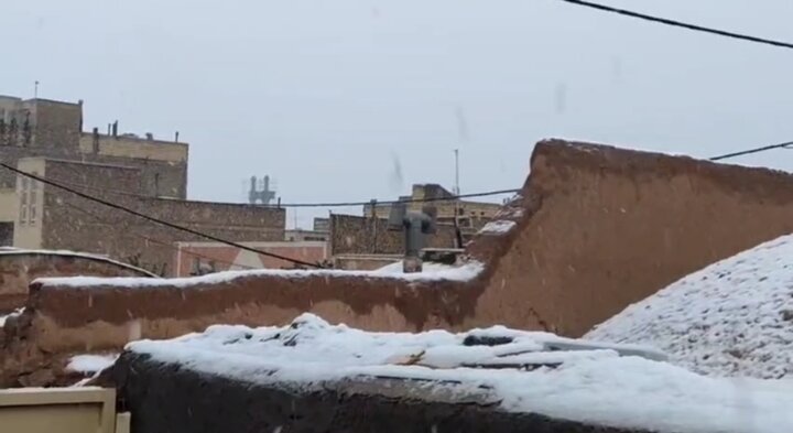 برف مهمان شهر جهانی یزد شد