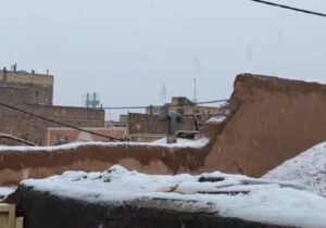 برف مهمان شهر جهانی یزد شد