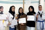 درخشش دختران تکواندوکار آستارایی در مسابقات قهرمانی پومسه گیلان