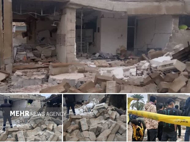 انفجار منزل مسکونی در شبانکاره بر اثر نشت گاز