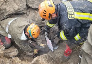 نجمی: یک کارتن‌خواب بر اثر ریزش سقف حفره در مشهد جان باخت