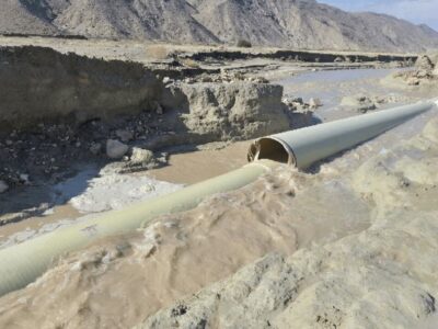 عملیات ترمیم خط انتقال آب شرب سد سلمان‌ فارسی همچنان ادامه دارد