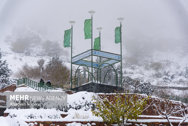 نخستین برف پاییزی در نصف جهان