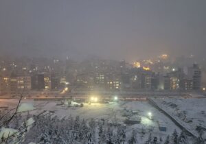 شب برفی مشهد