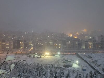 شب برفی مشهد