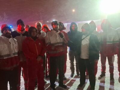 محبان: ۱۰ تیم هلال‌احمر خراسان شمالی به محورهای برف‌گیر اعزام شدند