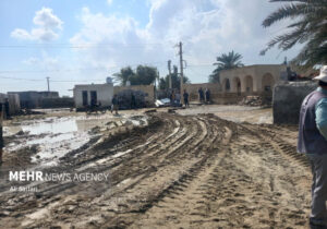 گزارش میدانی خبرنگار مهر از روستای سیل زده نگر پایین جاسک
