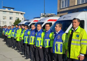 رزمایش طرح ترافیکی ویژه زمستان ۱۴۰۴ در کرمانشاه برگزار شد