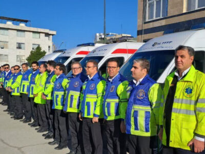 رزمایش طرح ترافیکی ویژه زمستان ۱۴۰۴ در کرمانشاه برگزار شد