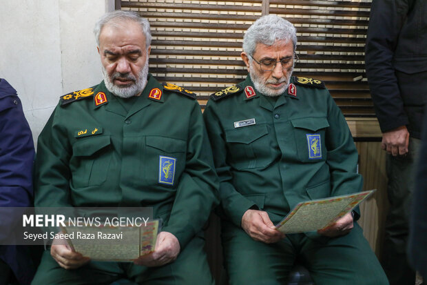 مراسم ترحیم آیت‌الله سید محمد شاهچراغی