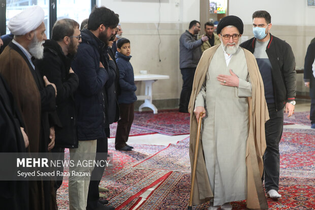 مراسم ترحیم آیت‌الله سید محمد شاهچراغی