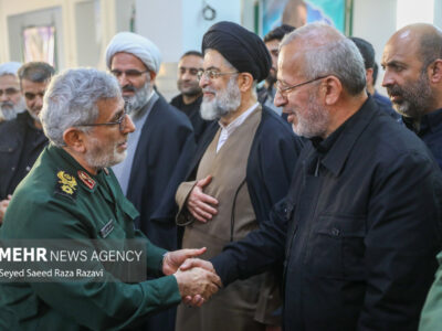 مراسم ترحیم آیت‌الله سید محمد شاهچراغی