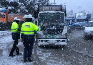 پرویزیان: محدودیت ترافیکی خروجی بجنورد به آشخانه به‌دلیل برف اعمال شد