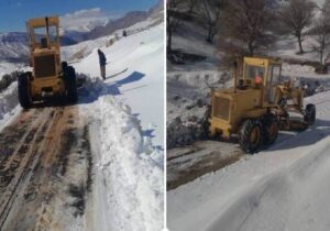 اینفوگرافیک؛ راهداران در خط مقدم زمستان کرمانشاه