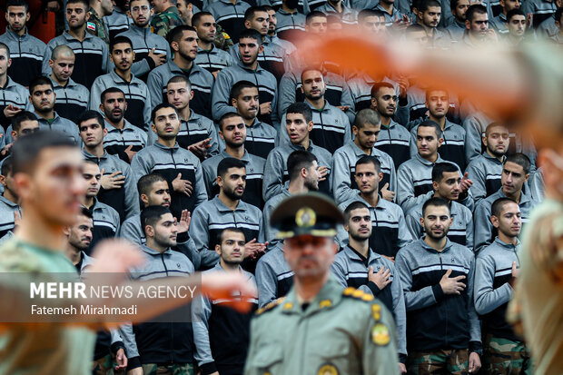 آیین افتتاحیه چهاردهمین‌ المپیاد فرهنگی ورزشی دانشگاه های افسری نیروهای مسلح