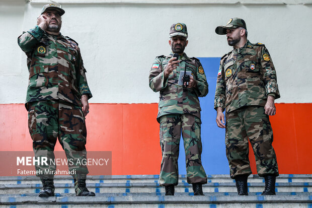 آیین افتتاحیه چهاردهمین‌ المپیاد فرهنگی ورزشی دانشگاه های افسری نیروهای مسلح