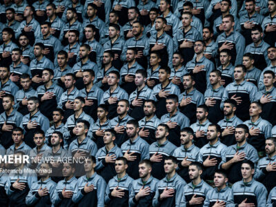 آیین افتتاحیه چهاردهمین‌ المپیاد فرهنگی ورزشی دانشگاه‌های نیروهای مسلح