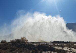 خط انتقال آب از سد سلمان فارسی به لار برای سومین بار شکست
