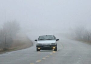 میقانی: مه غلیظ تردد در محور بجنورد–اسفراین را کند کرد