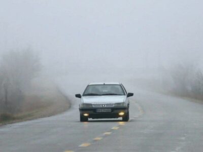 میقانی: مه غلیظ تردد در محور بجنورد–اسفراین را کند کرد