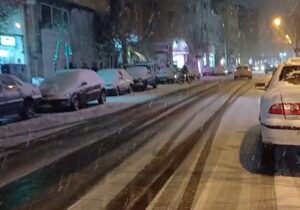 تصاویری از بارش برف و بوران در ارومیه و سردشت