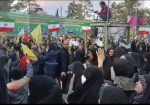 اجتماع مردم غیور و همیشه در صحنه سمنان به مناسبت یوم الله نهم