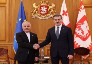 سفیر ایران در پایان ماموریت خود با رئیس‌جمهور گرجستان دیدار کرد