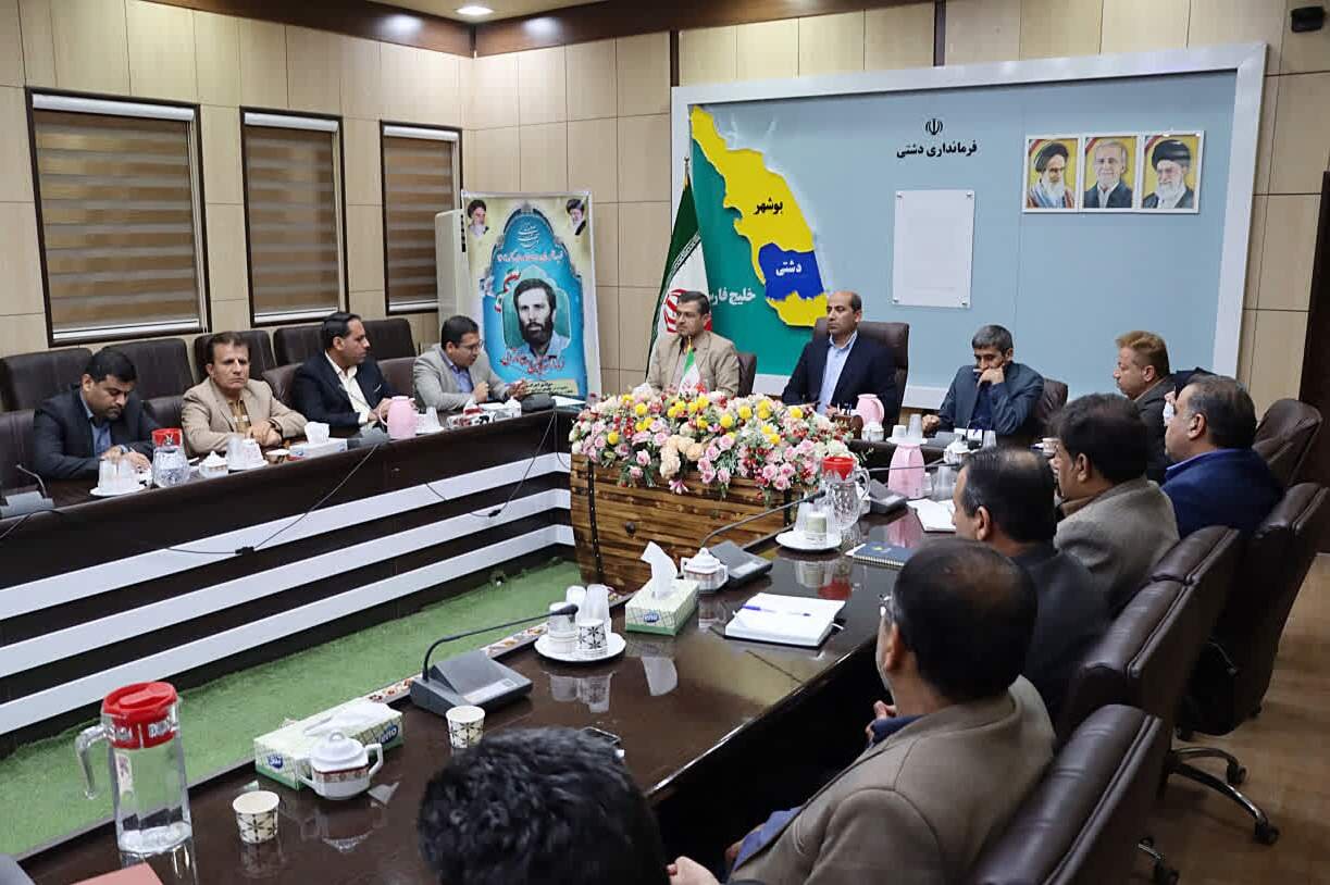 تأکید فرماندار دشتی بر لزوم پرهیز از افتتاح‌های شتاب‌زده