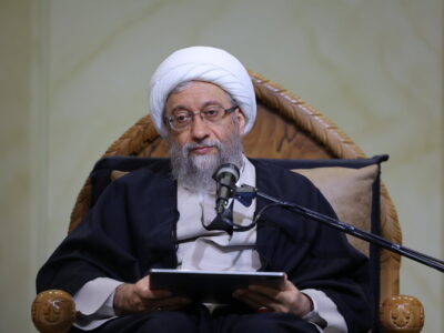 ببینید | آیتالله لاریجانی: حتی حرف آقای پزشکیان هم گوش نمیکنم!