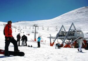 ببینید | بارش ۱۰ سانتیمتر برف در توچال