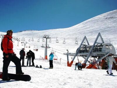 ببینید | بارش ۱۰ سانتیمتر برف در توچال