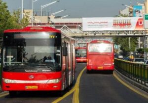 ببینید | مسدود شدن خط BRT حد فاصل ایستگاه خبرنگاران تا پارک وی و معطلی مسافران!