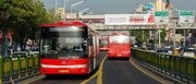 ببینید | مسدود شدن خط BRT حد فاصل ایستگاه خبرنگاران تا پارک وی و معطلی مسافران!
