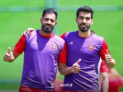 عکس| ستاره پرسپولیس و همسرش در کنسرت آرمین زارعی