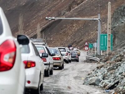 ترافیک سنگین در آزادراه‌های کرج – قزوین – تهران/ بارش برف و باران در ۸ استان کشور