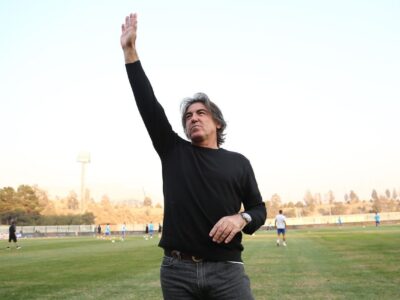 عکس| شادی ساپینتو قبل از شروع دربی!