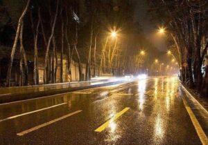 ببینید | اتفاق عجیب در ولنجک تهران بعد از بارش باران