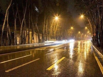 ببینید | اتفاق عجیب در ولنجک تهران بعد از بارش باران