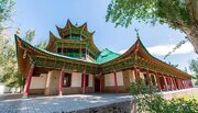 مسجد مرکزی جارکنت قزاقستان؛ یادگار شگفت‌انگیز معماری شرقی در قلب راه ابریشم