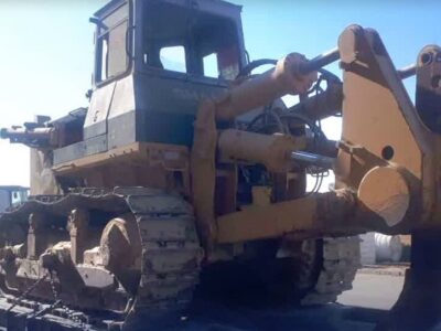 بلدوزر قاچاق در یزد توقیف شد