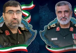 اولین عکس از سنگ مزار مشترک شهیدان سردار حاجی‌زاده و باقری با طرحی متفاوت