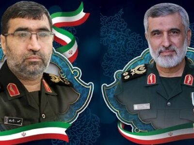 اولین عکس از سنگ مزار مشترک شهیدان سردار حاجی‌زاده و باقری با طرحی متفاوت