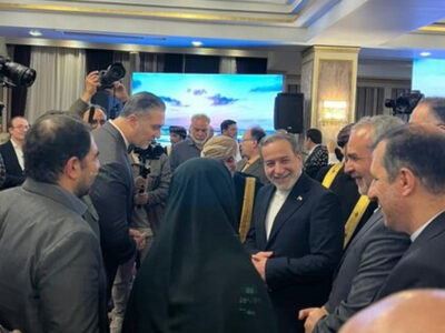 ببینید | حضور عراقچی در مراسم روز ملی عمان