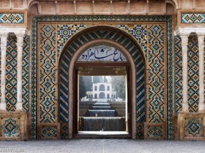 شروع مرمت سردر باغ شاهزاده ماهان